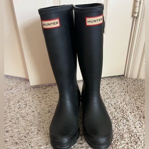 Hunter Kids Rains boots-Black